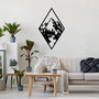 Wallity Montain 1 Escultura de Pared Negra